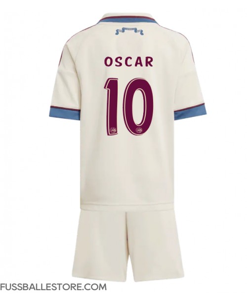 Günstige Ajax Oscar Gloukh #10 3rd trikot Kinder 2025-26 Kurzarm (+ Kurze Hosen)